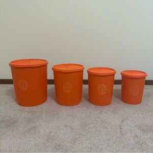 Tupperware Servalier Canister Set